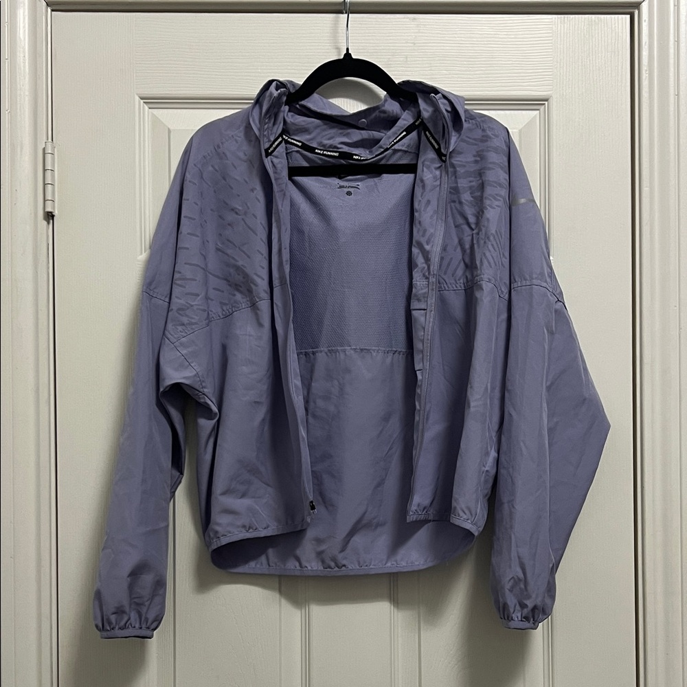 Nike Lavender Hooded Windbreaker Jacket